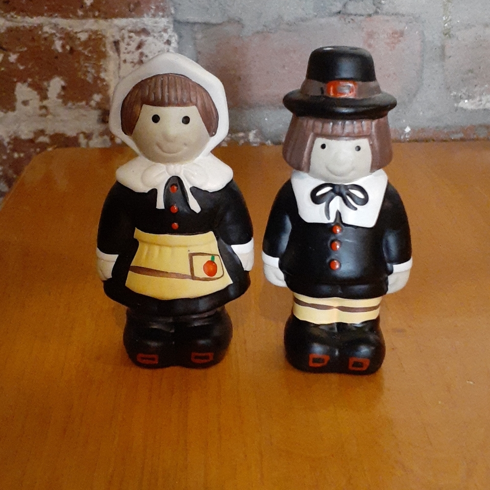 Pilgrim salt and pepper shakers